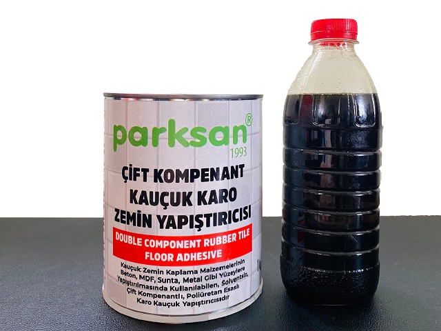 61600 - Çift Kompenant Kauçuk Karo Zemin Yapıştırıcısı (1 kg)