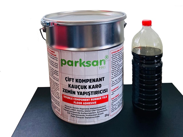 61600 -03 Çift Kompenant Kauçuk Karo Zemin Yapıştırıcısı (25 kg)