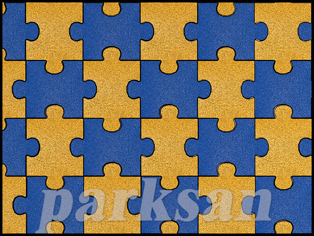 61006 - 03 Kauçuk Karo Puzzle Modeli Özel Renkler